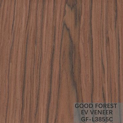 Direkayasa Veneer Santos Rose Wood Crown Cut Layanan Disesuaikan