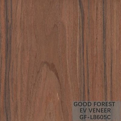 Direkayasa Veneer Santos Rose Wood Crown Cut Layanan Disesuaikan