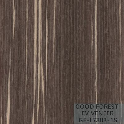Direkayasa Veneer Dark Vine Sliced ​​Cut Technics Lurus Grain