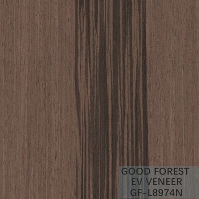 Direkayasa Veneer Dark Vine Sliced ​​Cut Technics Lurus Grain