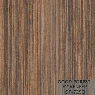 Direkayasa Veneer Wenge Lati Kayu Top A / B Grade Disesuaikan
