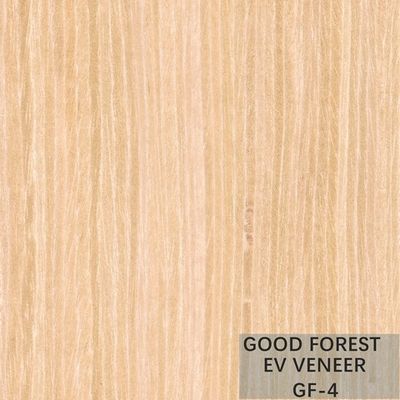 Veneer Kayu Rekayasa Komposit Mewah Dibentuk Kembali Butir Lurus Aprikot