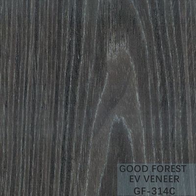 Hotel Direkayasa Veneer Kayu Aprikot Lembar Veneer Kayu Hitam