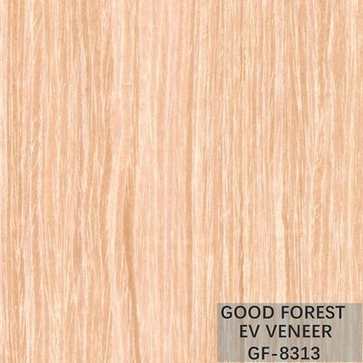 Aprikot Veneer Kayu Direkayasa Ulang Kuning Untuk Wajah Kabinet