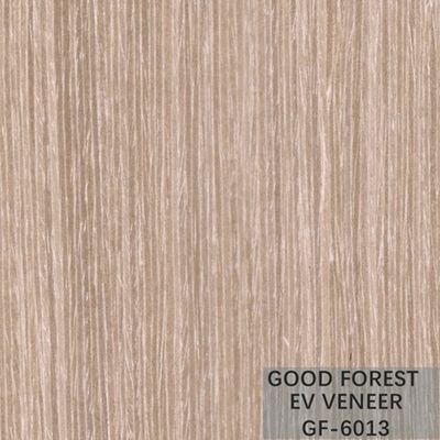 Wallpaper Veneer Kayu Perak Aprikot Direkayasa Butir Vertikal