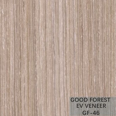 Wallpaper Veneer Kayu Perak Aprikot Direkayasa Butir Vertikal