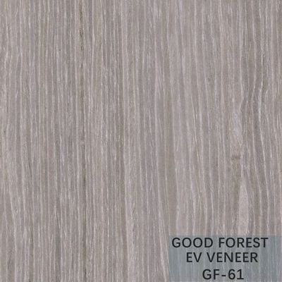 Wallpaper Veneer Kayu Perak Aprikot Direkayasa Butir Vertikal