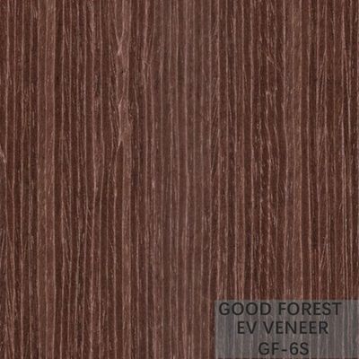 Apricot Brown Veneer Kayu Dicelup Direkayasa Veneer Untuk Wajah Kabinet
