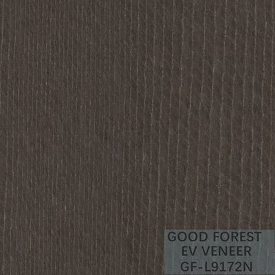 EV Lapisan Veneer Kayu Ebony Perak Berkilauan Lembar Veneer Serat Kayu FSC