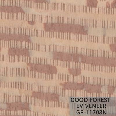 EV Veneer Kayu Berwarna Tekstur Tidak Teratur Panel Veneer Kayu Hias Mutiara