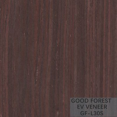 Direkayasa Kustom Veneer Kayu Padauk Dekoratif Dibentuk Kembali