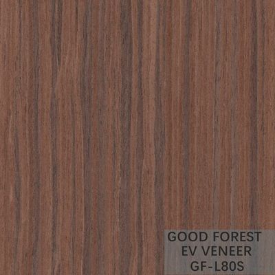 Direkayasa Kustom Veneer Kayu Padauk Dekoratif Dibentuk Kembali
