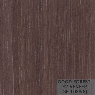 Direkayasa Kustom Veneer Kayu Padauk Dekoratif Dibentuk Kembali