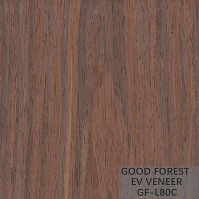 Direkayasa Kustom Veneer Kayu Padauk Dekoratif Dibentuk Kembali