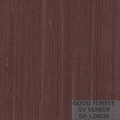Direkayasa Kustom Veneer Kayu Padauk Dekoratif Dibentuk Kembali
