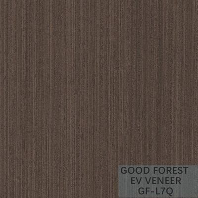 Lembar Veneer Wenge yang Direkayasa Mengkomposisi Ulang Lembar Veneer Kayu Gelap