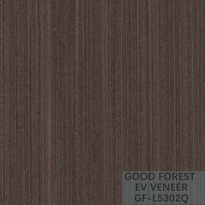 Lembar Veneer Wenge yang Direkayasa Mengkomposisi Ulang Lembar Veneer Kayu Gelap