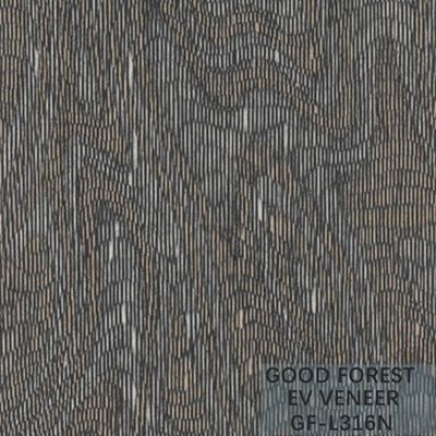Panel Veneer Kayu Kustom Direkayasa Tekstur Tidak Teratur Untuk Dekorasi ISO