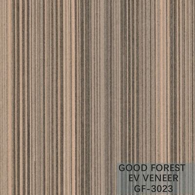 Panel Veneer Kayu Kustom Direkayasa Tekstur Tidak Teratur Untuk Dekorasi ISO