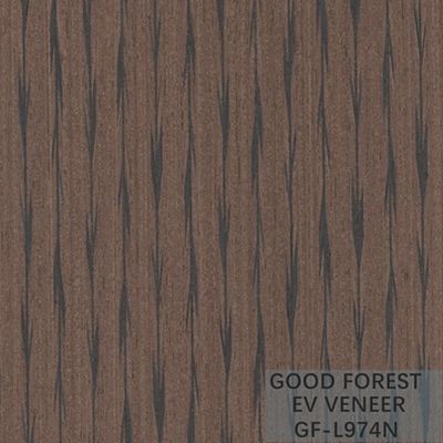 Panel Veneer Kayu Kustom Direkayasa Tekstur Tidak Teratur Untuk Dekorasi ISO