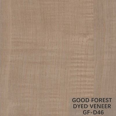 OEM Dicelup ASH Grey Veneer Crown Cut / Grain Tekstur Lurus / Tidak Teratur