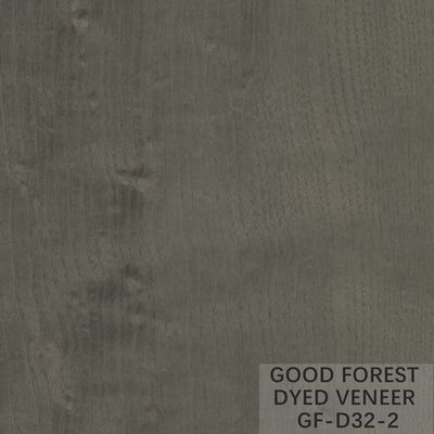 OEM Dicelup ASH Grey Veneer Crown Cut / Grain Tekstur Lurus / Tidak Teratur