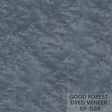 OEM Birds Eye Dyed Wood Veneer Kustomisasi Warna Burl Grain