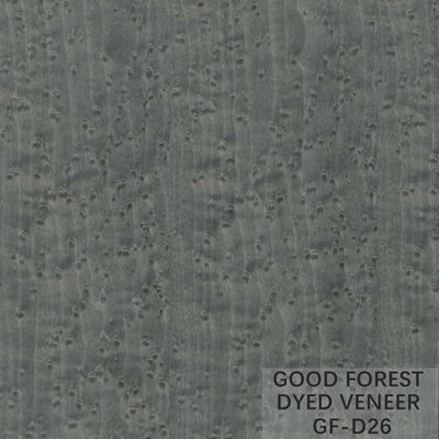 OEM Birds Eye Dyed Wood Veneer Kustomisasi Warna Burl Grain