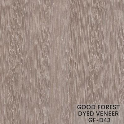 Lantai Veneer Kayu Dicelup / Veneer Kayu Lapis Wenge Warna Coklat
