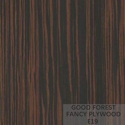 ODM Fancy Plywood Board Panel Kayu Lapis Veneer Ebony Disesuaikan
