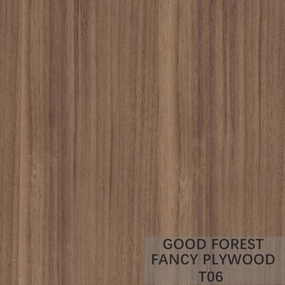 Lemari Pakaian Kayu Lapis Walnut Veneer Mewah Papan Panel Walnut Disesuaikan