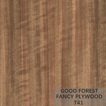 Lemari Pakaian Kayu Lapis Walnut Veneer Mewah Papan Panel Walnut Disesuaikan