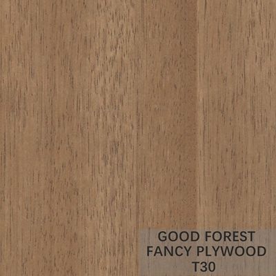 Lemari Pakaian Kayu Lapis Walnut Veneer Mewah Papan Panel Walnut Disesuaikan