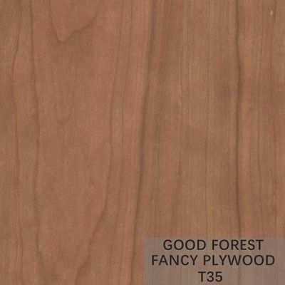 Kayu Lapis Cherry Veneer Mewah Alami / Kayu Lapis Kayu Ceri Direkayasa