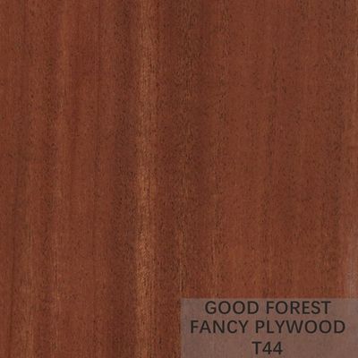 Makore Fancy Plywood Board Veneer Sapele Mahogany Plywood Disesuaikan