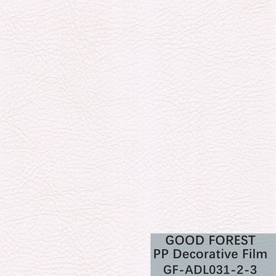 OEM Flattened PP Decorative Film Pure Color Series Crack Grain