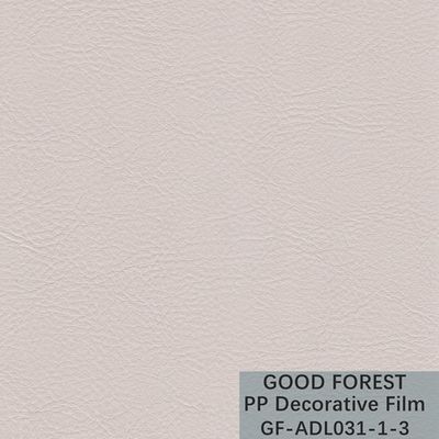 OEM Flattened PP Decorative Film Pure Color Series Crack Grain