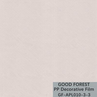 Film Dekoratif PP Disesuaikan 0,12-0,30mm Butir Matriks Seri Warna Murni