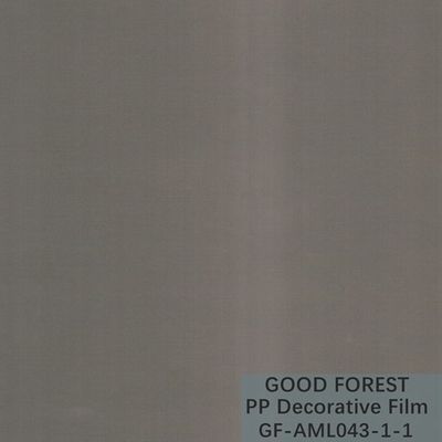 Metal Series PP Decorative Film 1250mm / 1260mm Lebar Draw Wire Grain