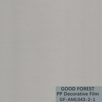 Metal Series PP Decorative Film 1250mm / 1260mm Lebar Draw Wire Grain