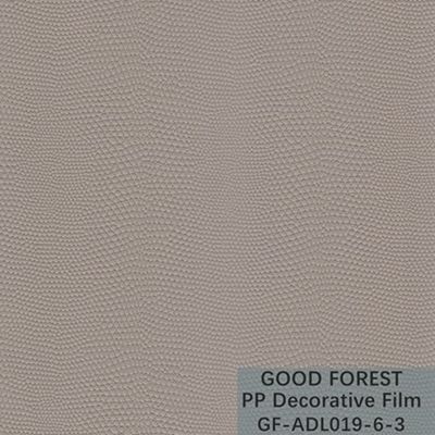 Adhesive PP Decorative Film Lizard Dermatoglyph Bisa Diratakan Prosesnya