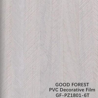 Film PVC Dekoratif Untuk Mebel Kain Butir Jenis Kemudahan Aliran Yang Baik