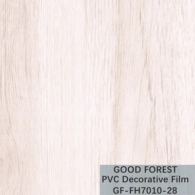 Wallboard Film PVC Putih Dekoratif 1260mm - 1330mm Lebar Butir Kayu
