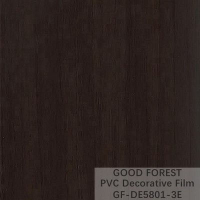 Film PVC Hitam Hias 1260mm - Lebar Butir Kayu 1330mm