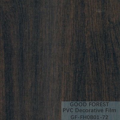 Film PVC Hitam Hias 1260mm - Lebar Butir Kayu 1330mm