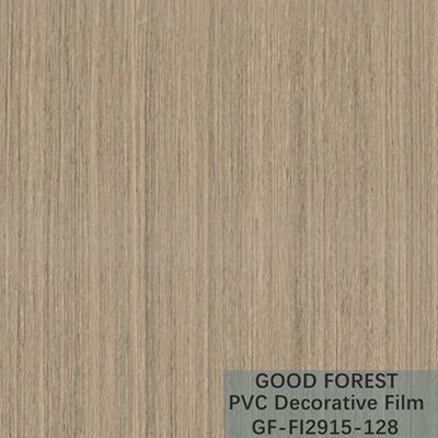 Lalu Lintas Film Dekoratif PVC 0,25 - 0,60mm Tebal Butir Kayu
