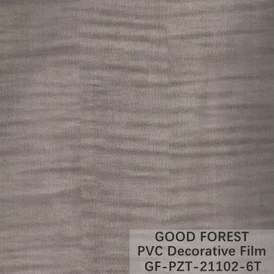 Lalu Lintas Film Dekoratif PVC 0,25 - 0,60mm Tebal Butir Kayu