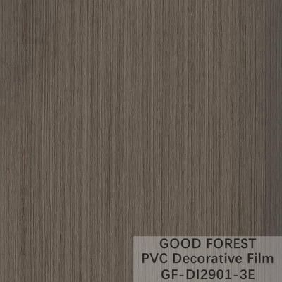 Partisi Film Dekoratif PVC Tebal 0.25mm - 0.60mm Warna Dark Grey
