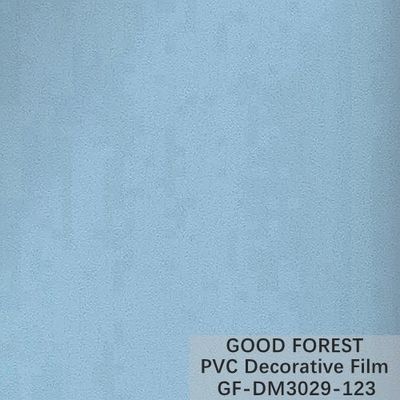 Wallboard PVC Decorative Film Leather Grain Aliran Yang Baik