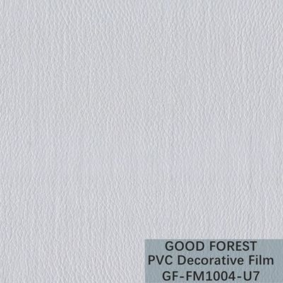 Wallboard PVC Decorative Film Leather Grain Aliran Yang Baik